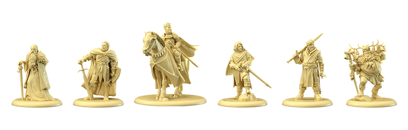 A Song of Ice & Fire House Baratheon Heroes 3 Miniatures 
