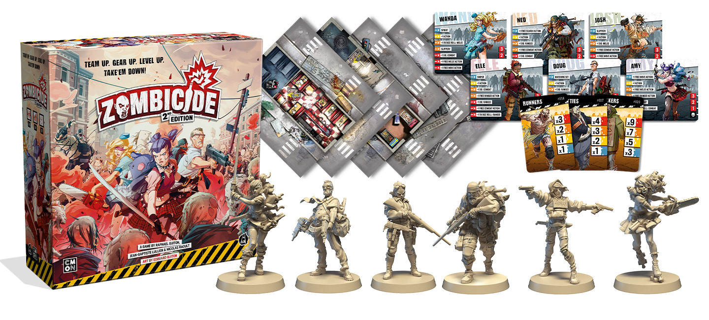 Zombicide 2nd Edition Board Game Set Contents