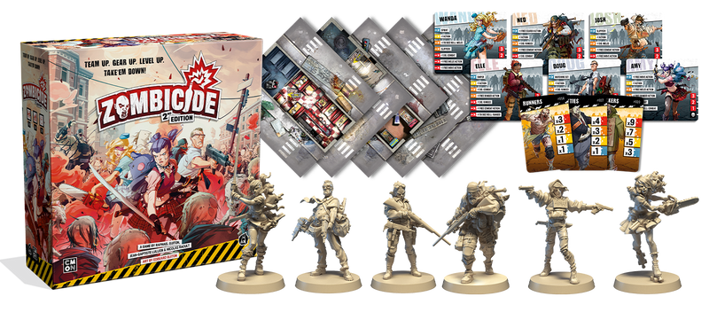 Zombicide 2nd Edition Board Game Set Contents