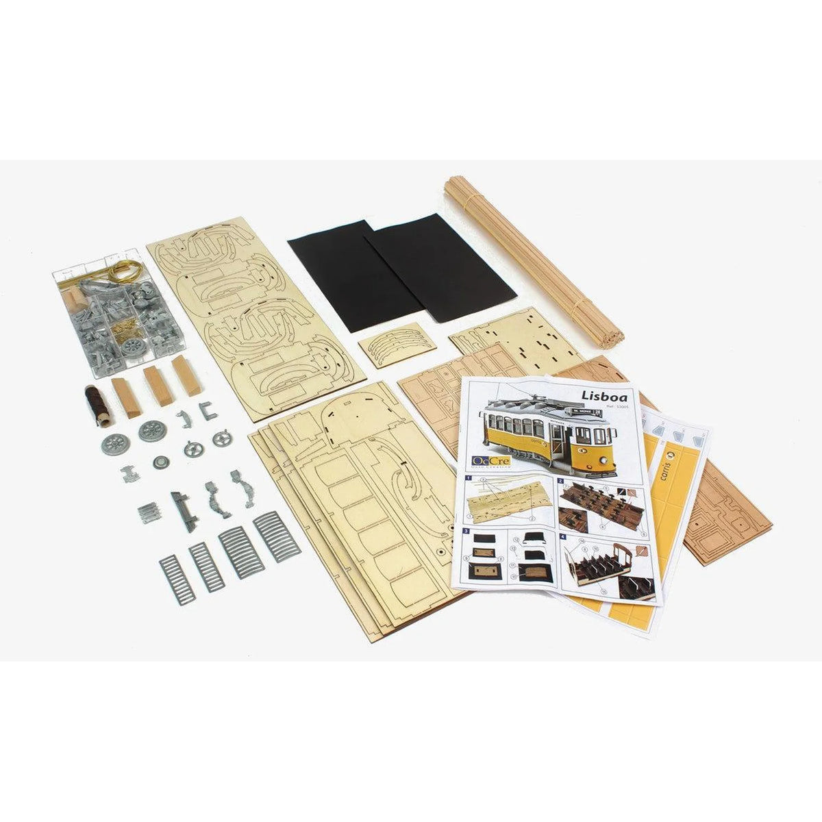 Occre 1/24 Lisboa Tram Wooden Model Kit
