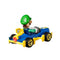 Hot Wheels Mario Kart – Luigi Mach 8 1/64 Scale Diecast Car Right Rear View