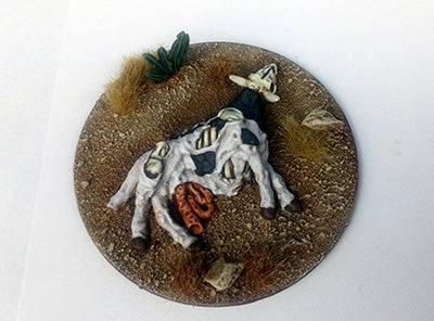 Carcass view Dead Man’s Hand Rotten Cattle 28mm scale 