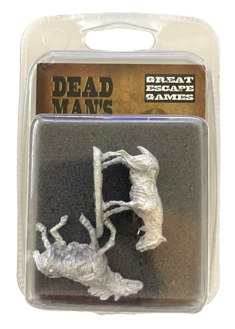 Dead Man’s Hand Rotten Horses 28mm scale miniatures blister packaging