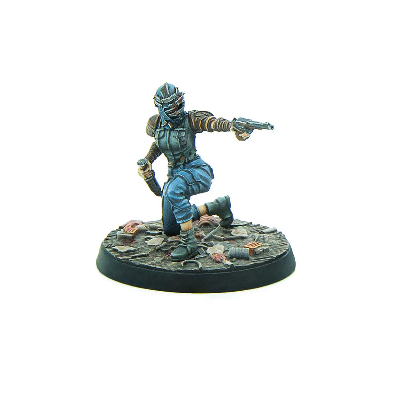 Fallout Wasteland Warfare Nisha Raiders Disciples Leader Miniature
