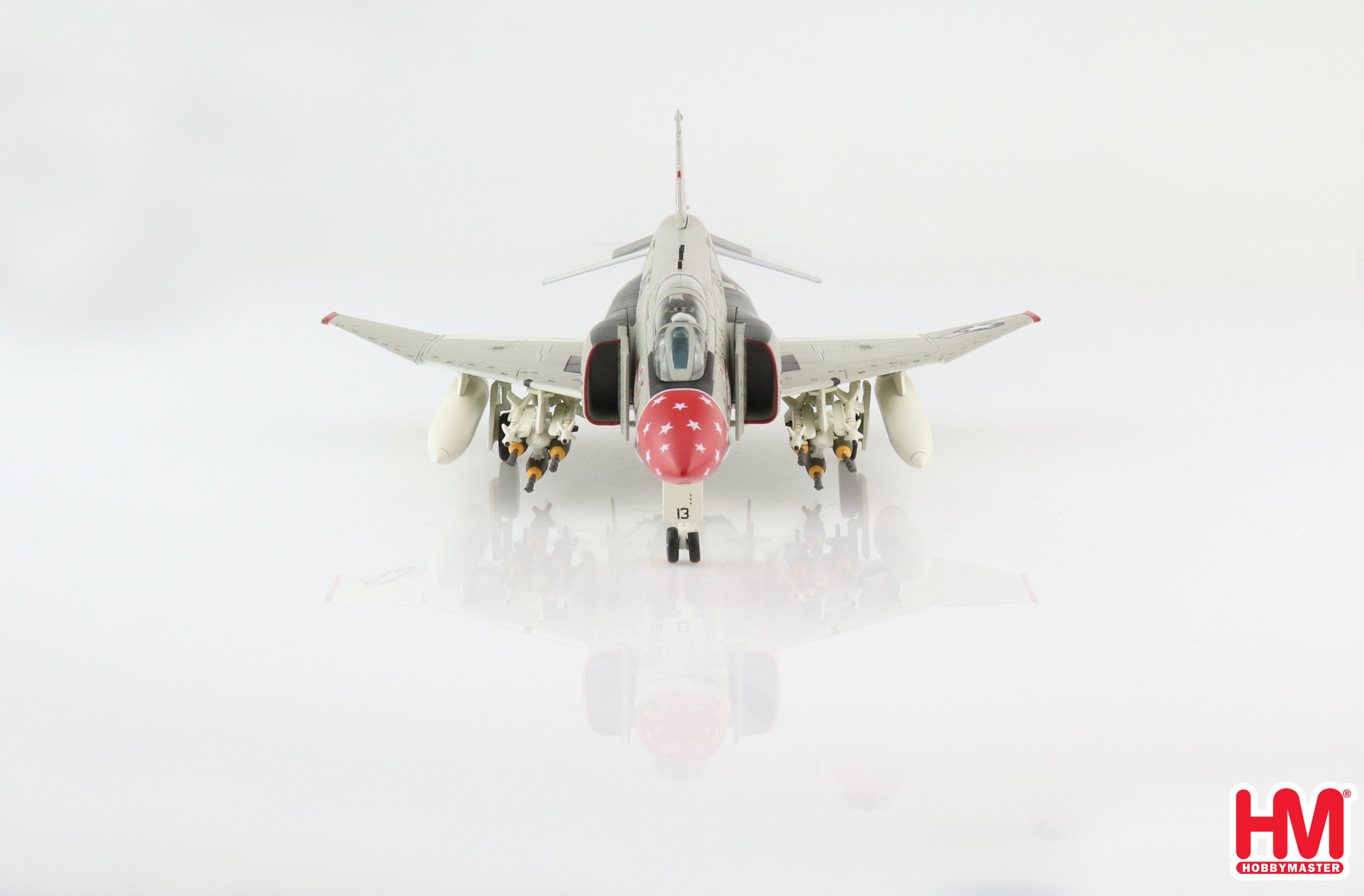 Front View of F-4J Phantom II BuNo 153887 VMFA-235 Death Angels 1972 1/72 scale