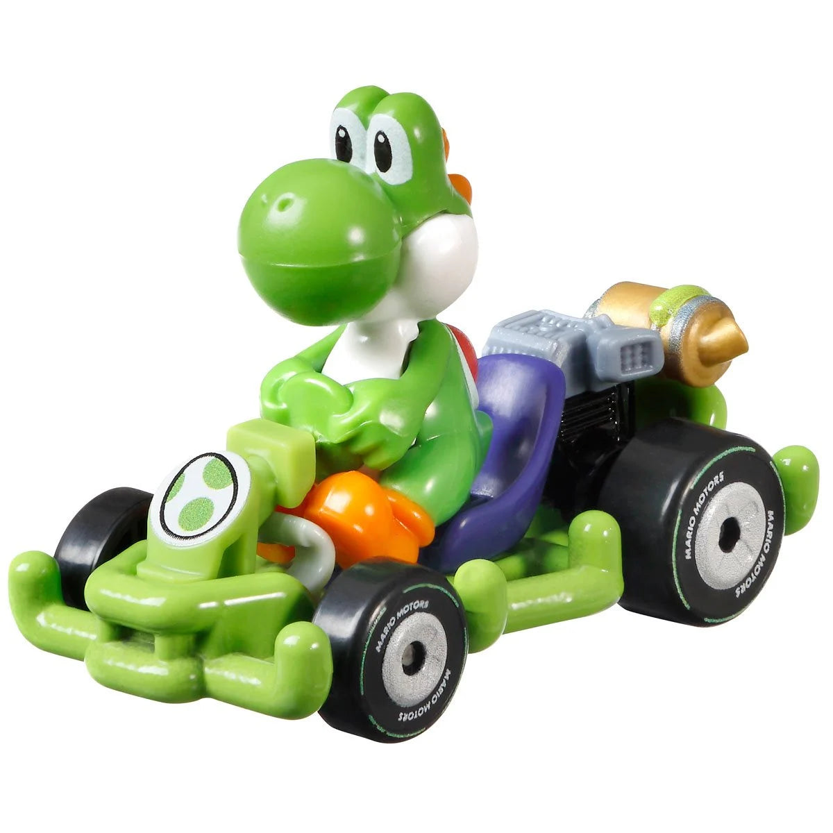 Hot Wheels Mario Kart – Yoshi Pipe Frame Kart 1/64 Scale Diecast Car