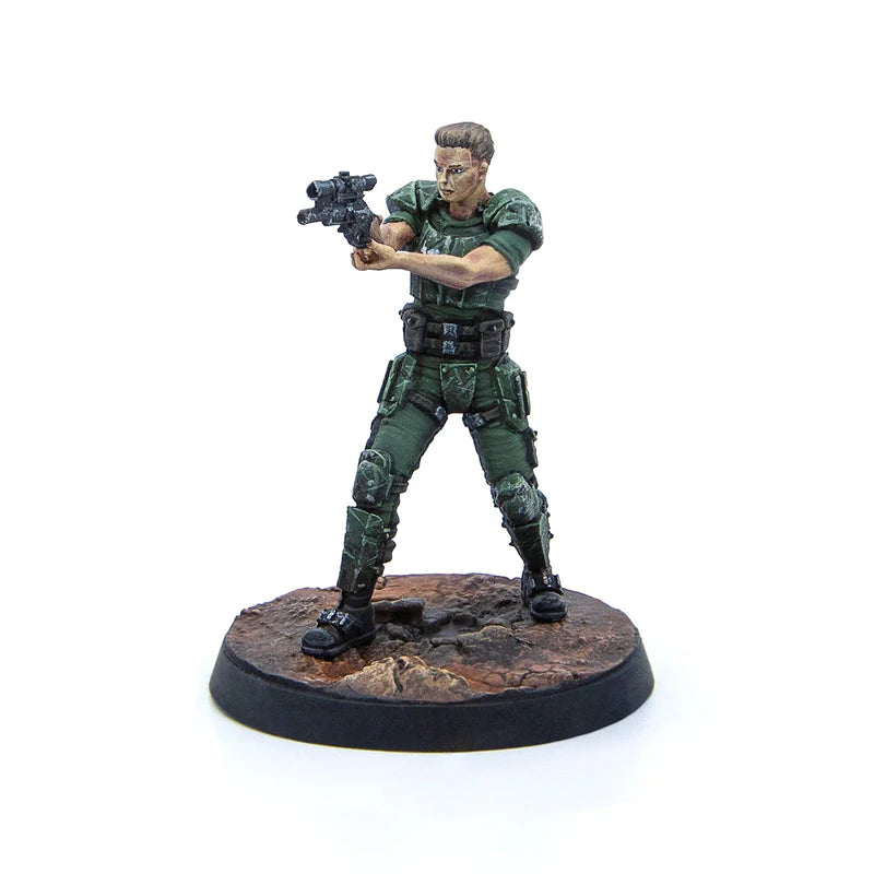 Fallout Studio painted Reilly’s Rangers miniature Butcher