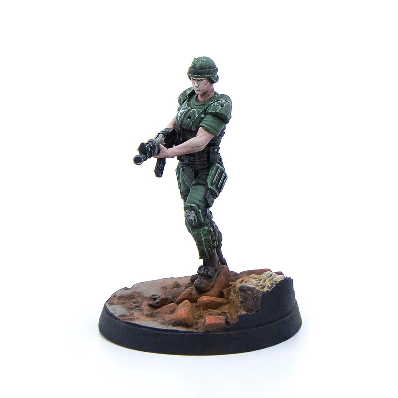 Fallout Studio painted Reilly’s Rangers miniature Donovan