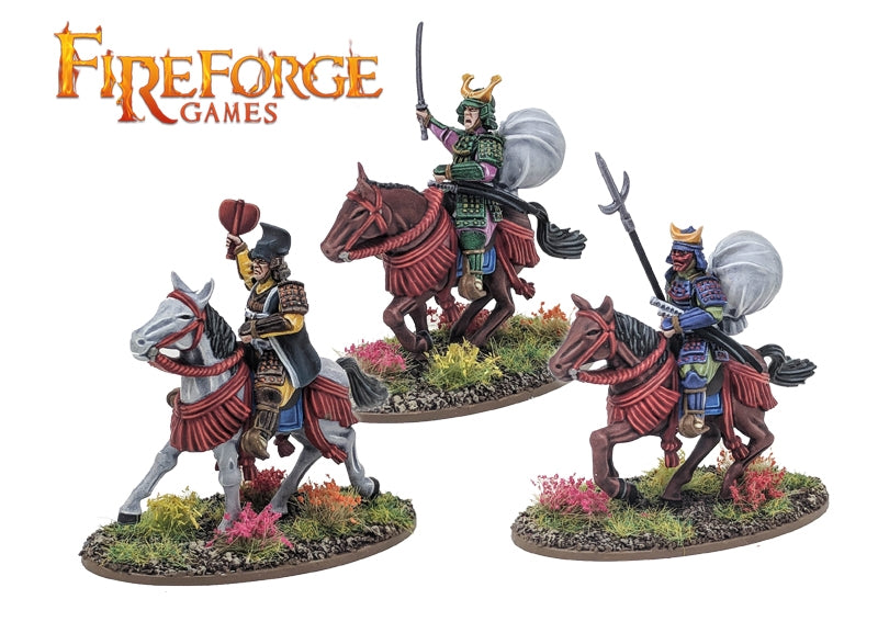 Painted Mounted Fireforge Games Samurai Command 28mm Miniatures 