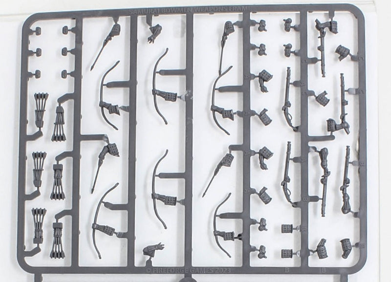 Fireforge Games Samurai Shooters 28mm Plastic Weapons Sprue