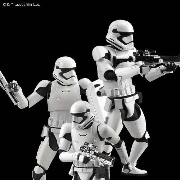 Star Wars First Order Stormtrooper “The Force Awakens", 1/12 Scale Plastic Model Kit Pose Compilation