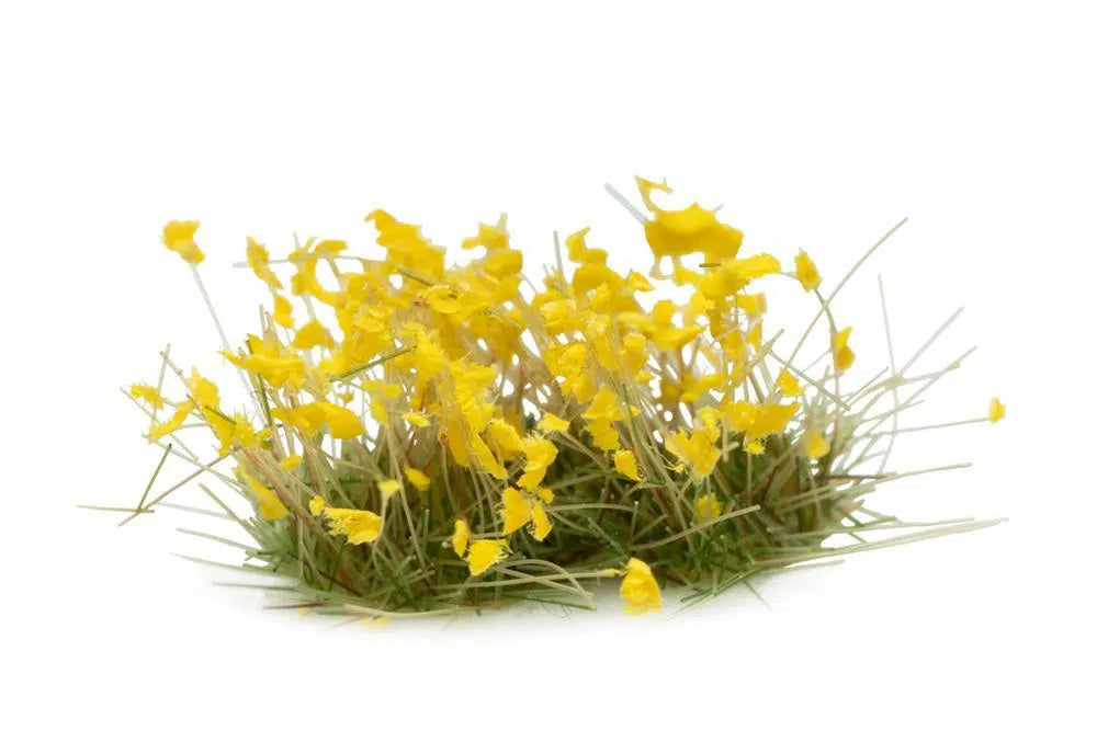 Yellow Flowers Tuft Set 6mm Close Up