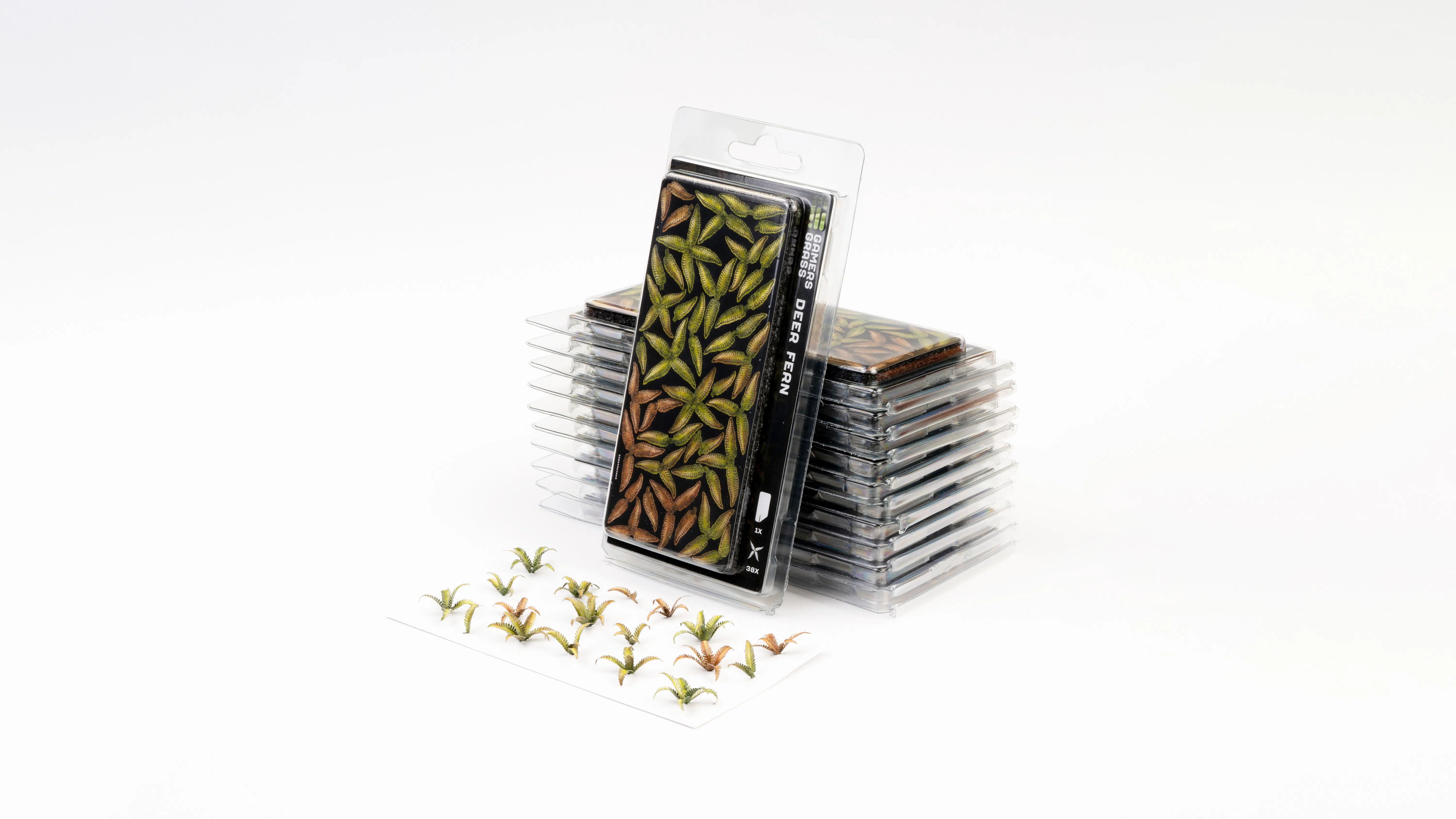 Official protective blister packaging for the GamersGrass Deer Fern laser-cut plant set