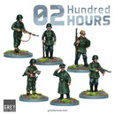02 Hundred Hours Starter Set, 28 mm Scale WWII Skirmish Wargame German Poses