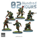 02 Hundred Hours Starter Set, 28 mm Scale WWII Skirmish Wargame SAS Poses