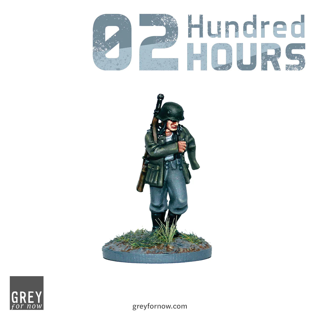 02 Hundred Hours Sleepy Sentry 28 mm Scale Metal Figure