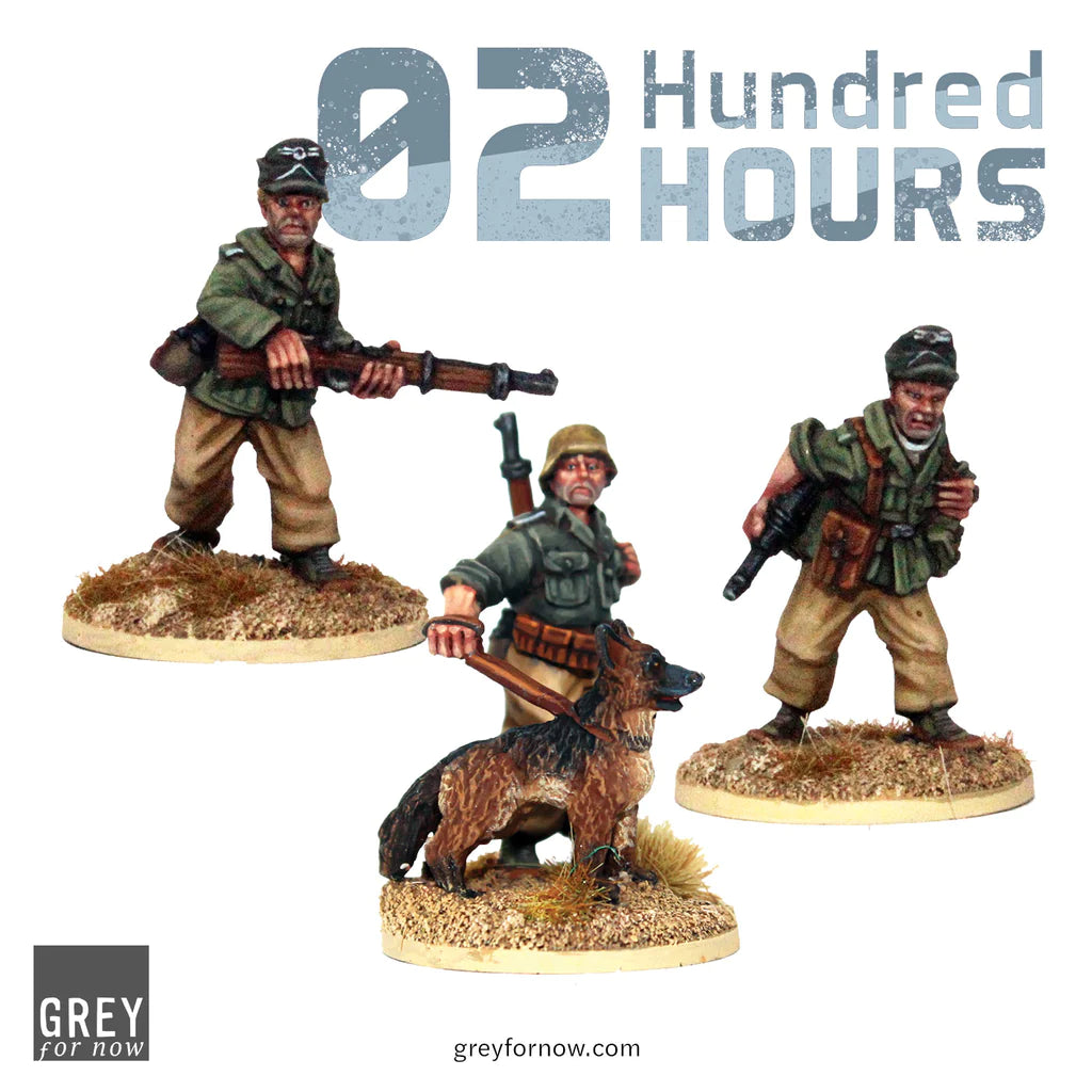 02 Hundred Hours Desert Raid Expansion Set DAK Figures #2