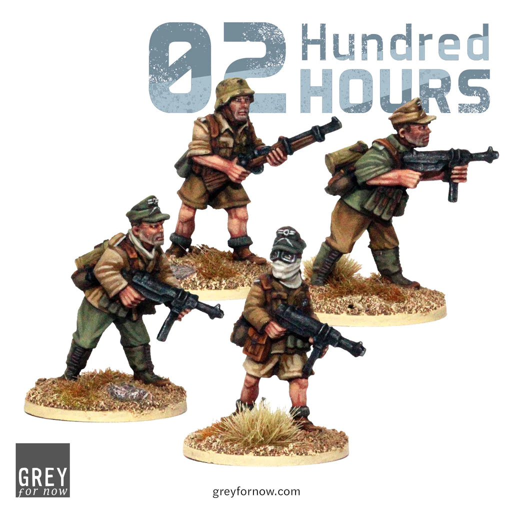 02 Hundred Hours Desert Raid Expansion Set DAK Figures