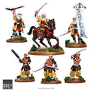 Test of Honour Shoei Temple Guard 28 mm Scale Metal Figures Painted Characters Front