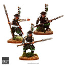 Test of Honour Ashigaru Spearmen 28 mm Scale Metal Figures Painted Example