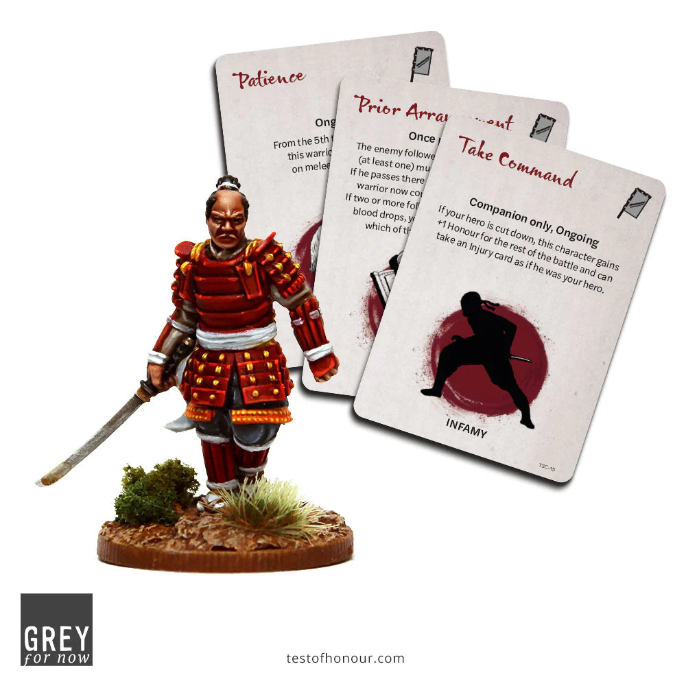 Test of Honour Tokagawa Clan Samurai 28 mm Scale Metal Figure Box Contents