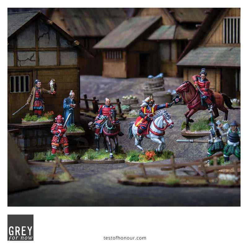 Test of Honour Takeda’s Court, 28 mm Scale Metal Figures Example Game Setting