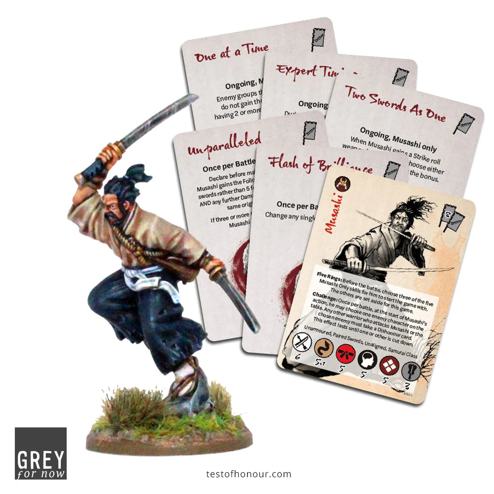 Test of Honour Miyamoto Musashi 28 mm Scale Metal Figure