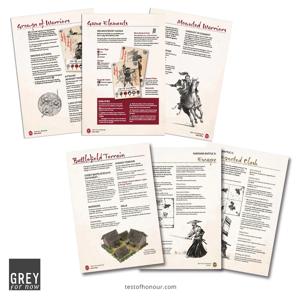 Test of Honour Gaming Set Rulebook