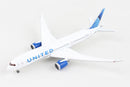 Boeing 787-9 United (N24976) 1:400 Scale Model Left Front View