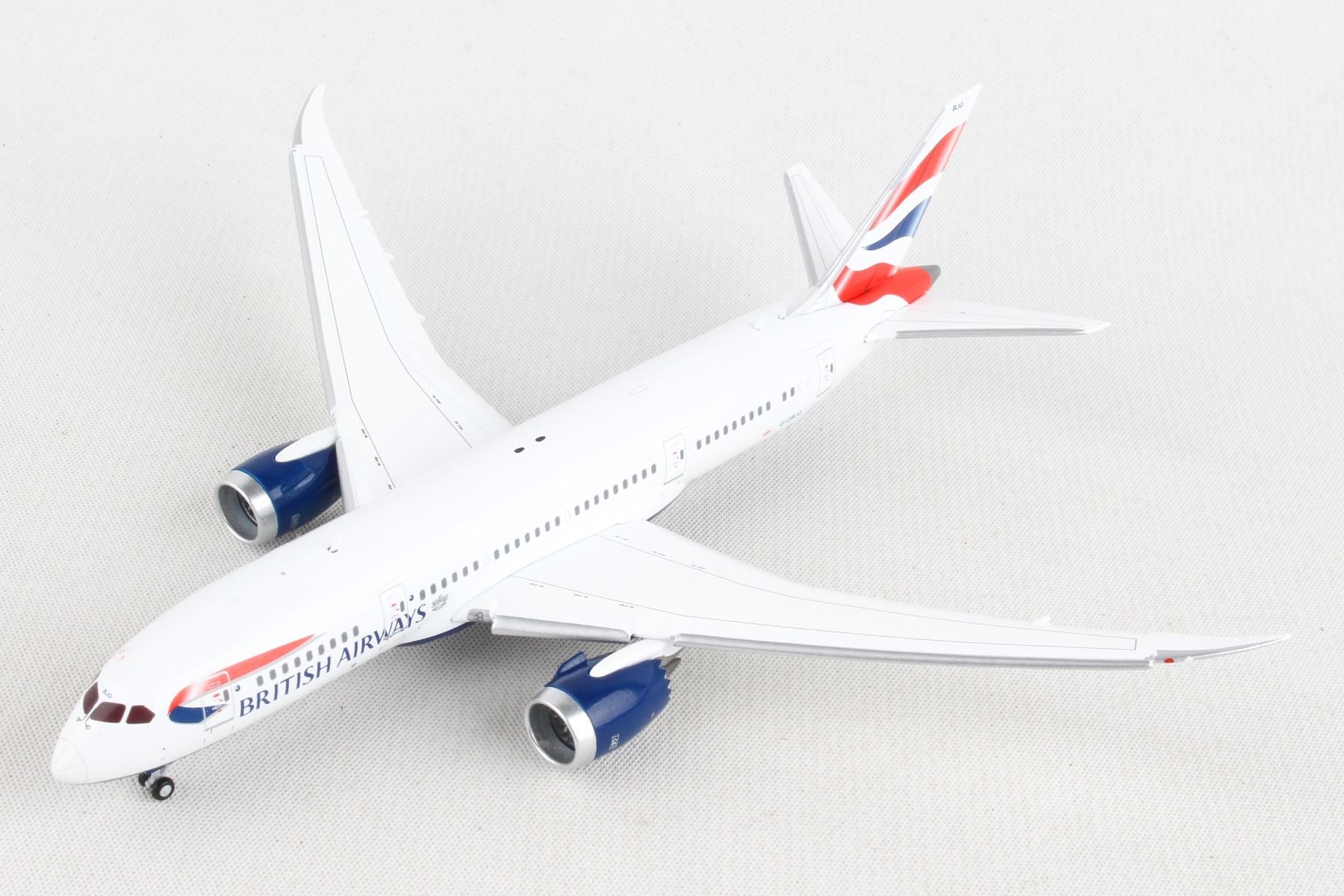 Boeing 787-8 Dreamliner British Airways (G-ZBJG) Flaps Down Configuration 1:400 Scale Model