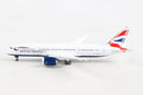 Boeing 787-8 Dreamliner British Airways (G-ZBJG) Flaps Down Configuration 1:400 Scale Model Left Side View