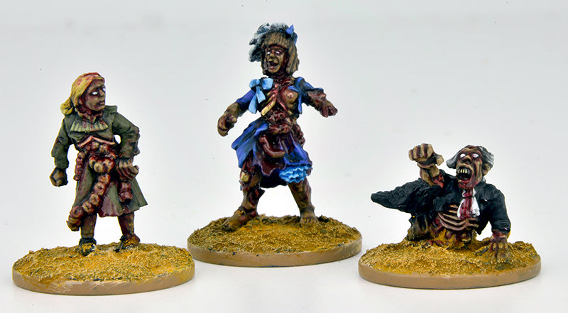 Great Escape Games Dead Man’s Hand Cursed Townsfolk 28mm scale metal figures