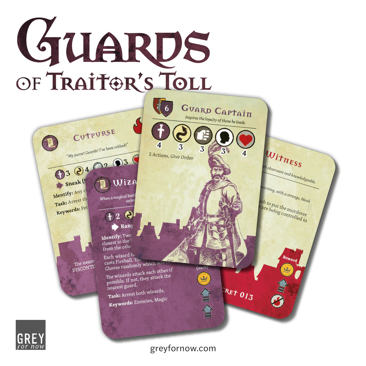 Guards of Traitor’s Toll starter set cards,