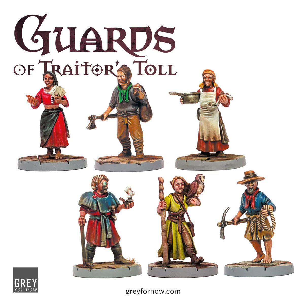 Guards of Traitor’s Toll 28mm Cityfolk SEt 2 miniatures included in the starter set