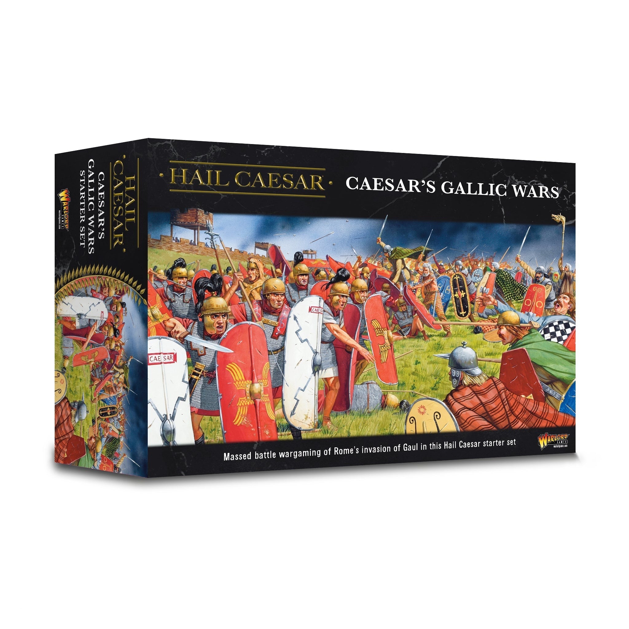 Hail Caesar Caesar's Gallic Wars Starter Set Box Art by Warlord Games