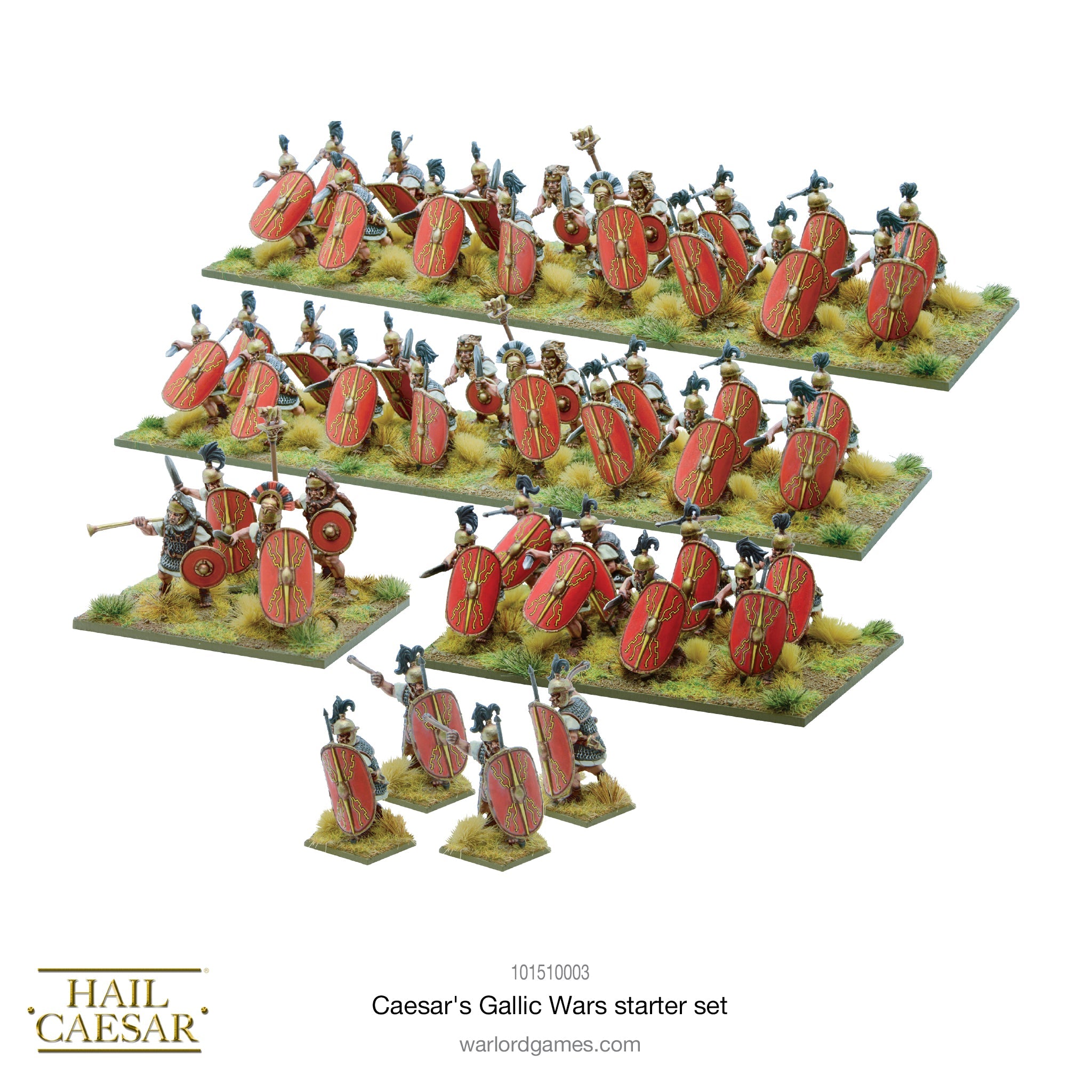 WArlord Games Hail Caesar: Caesar’s Gallic Wars Starter Set Tabletop Miniature Game Republic Romans