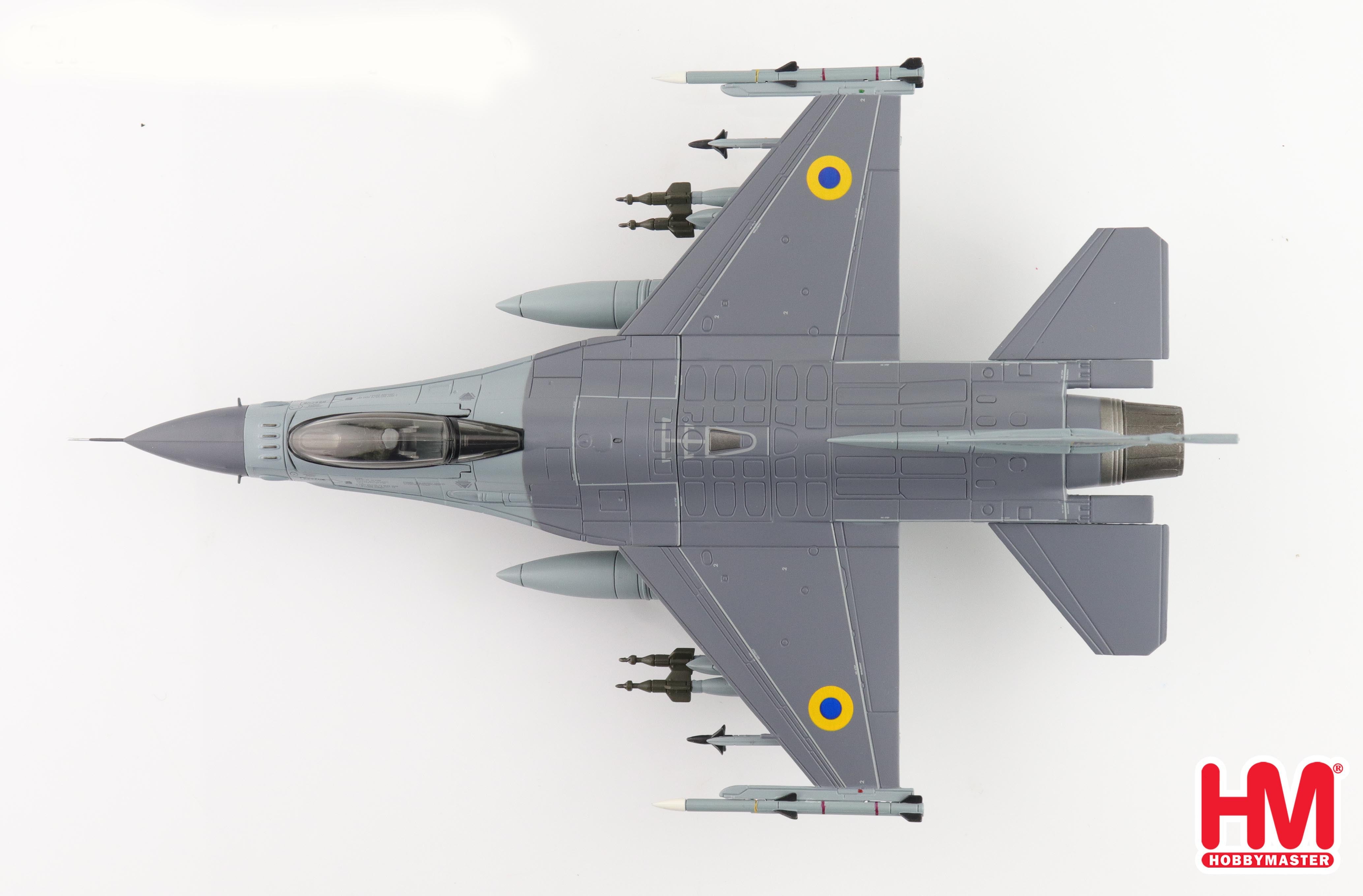 Top View Hobby Master F-16AM UA24-3596 1:72 Scale Diecast Aircraft