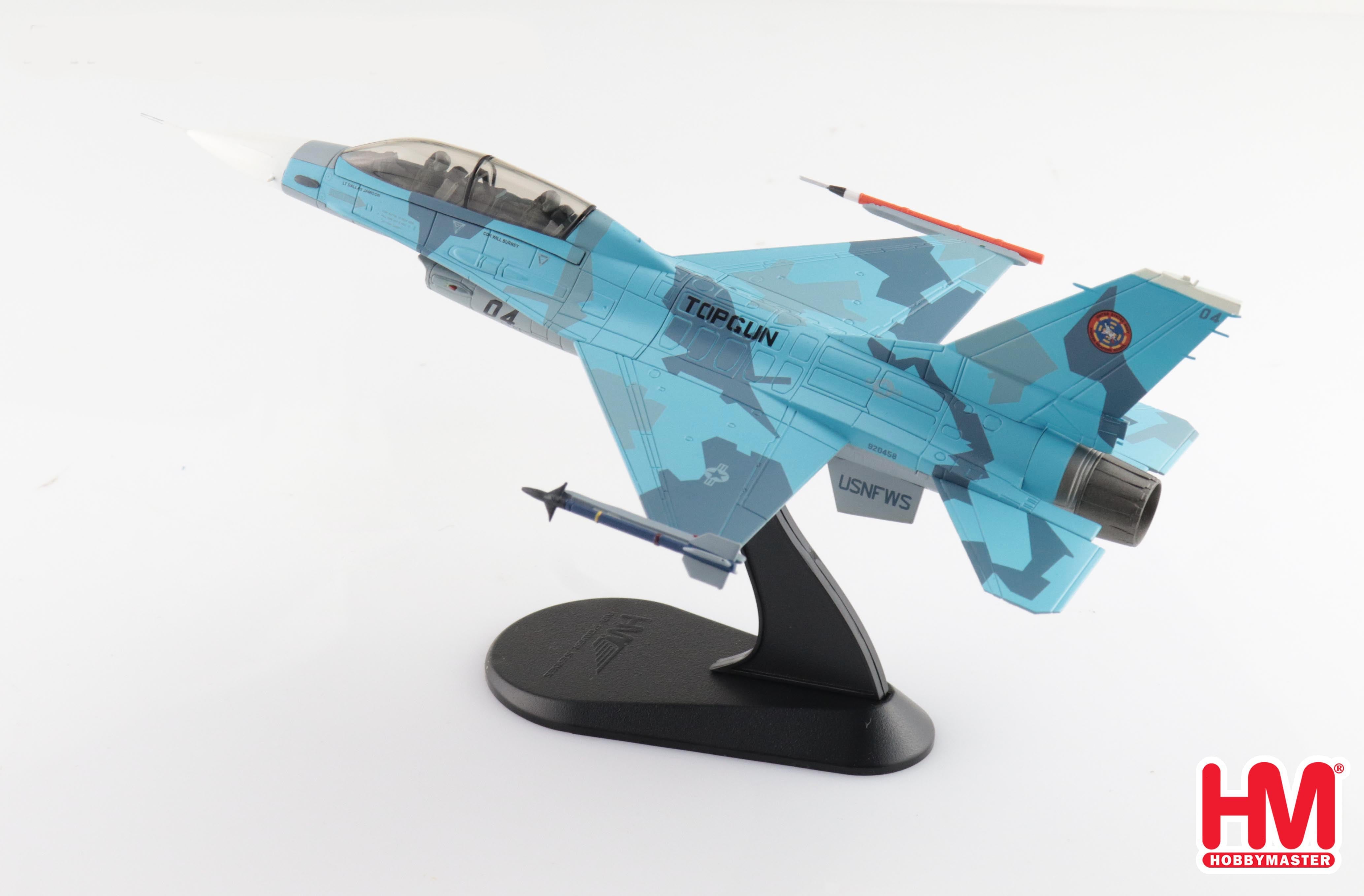 Hobby Master F-16B Black 04 TOPGUN 2011 1:72 Scale Diecast Aircraft Model