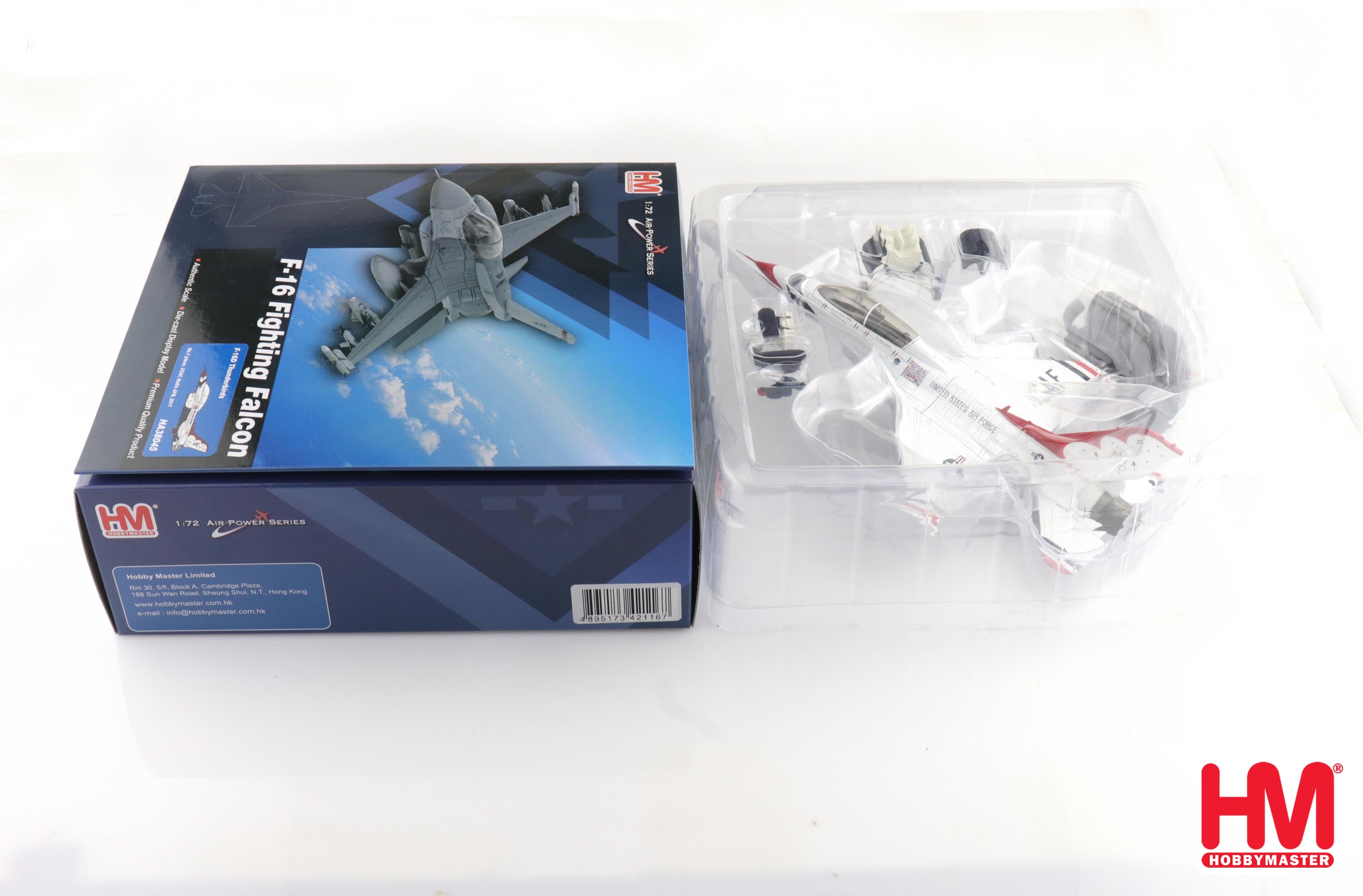 Hobby Master F-16D Thunderbirds #7 1:72 Scale Model Packaging