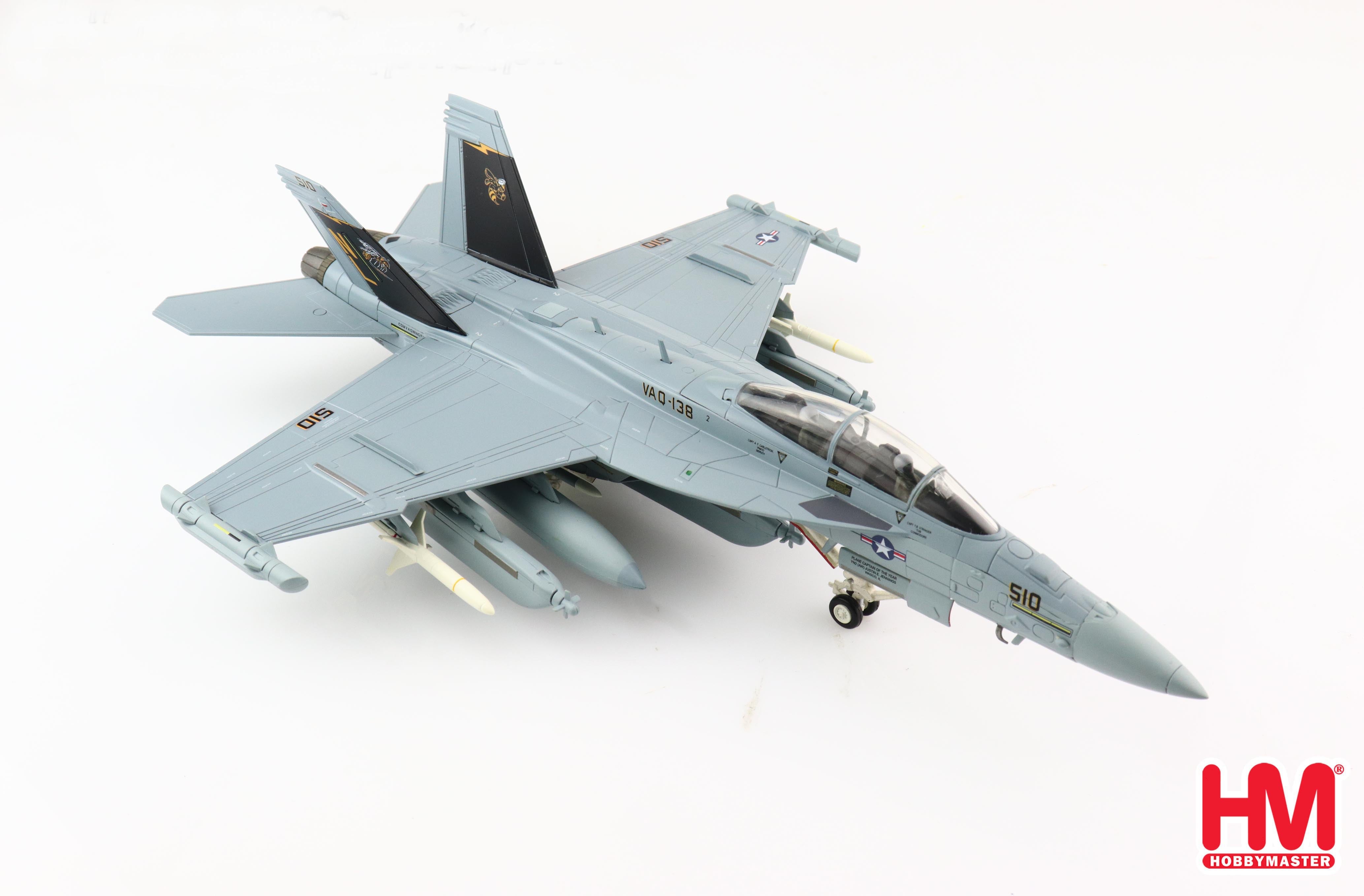 Hobby Master EA-18G Growler VAQ-138 Yellow Jackets Right Front View