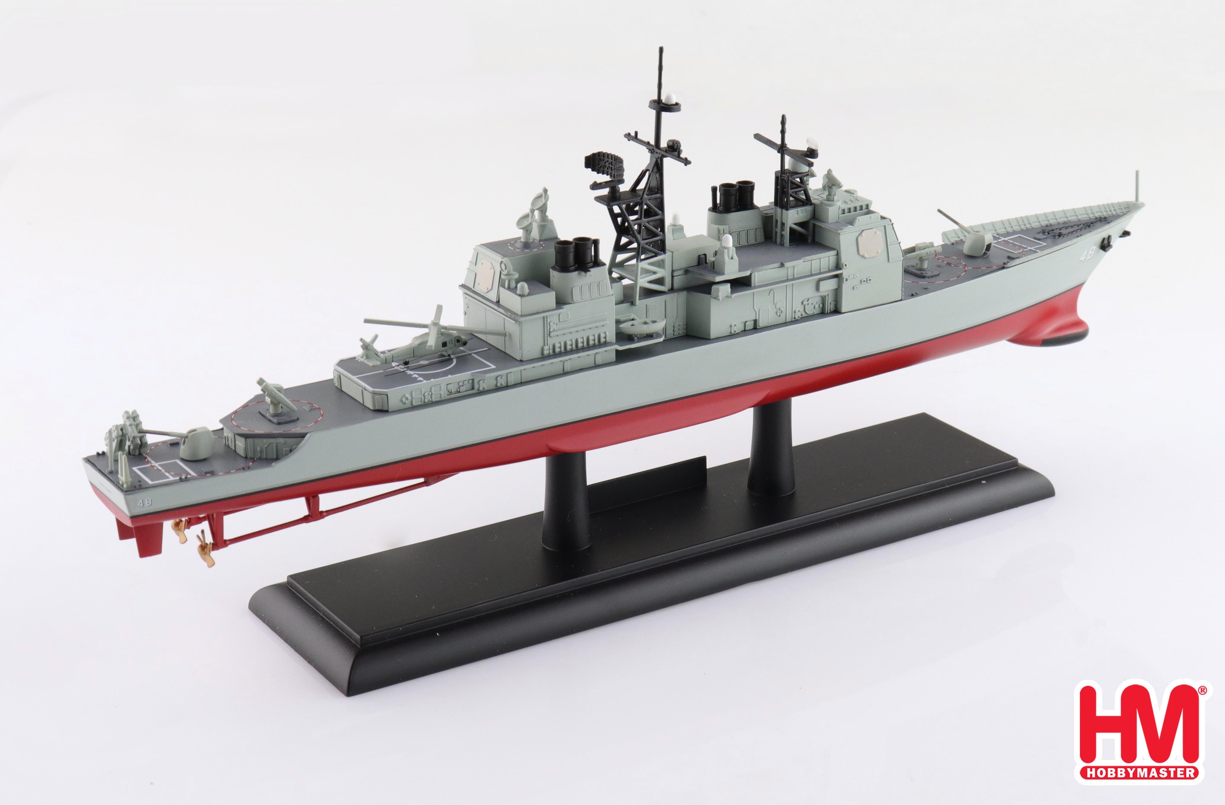 Hobby Master USS Yorktown CG-48 1:700 Scale Diecast Ship Model Starboard Quarter View