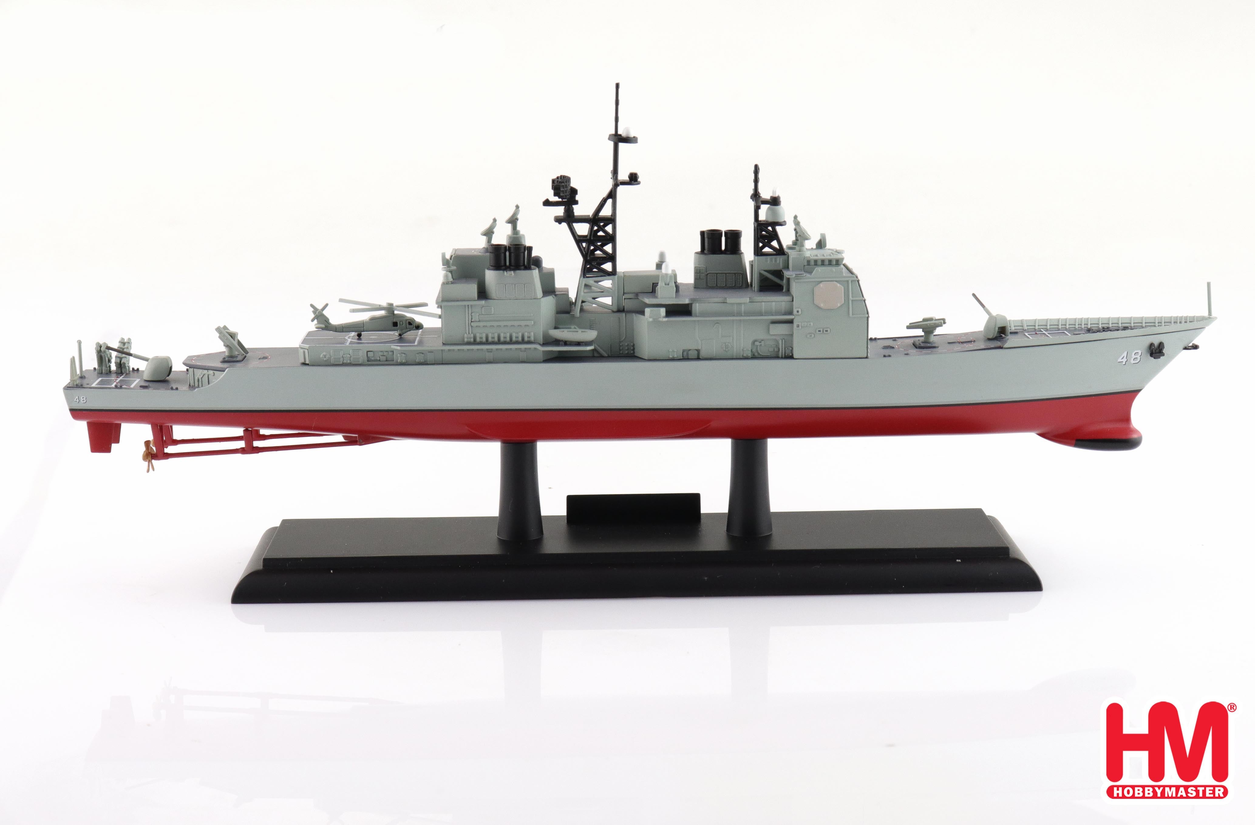Starboard Side View Hobby Master USS Yorktown CG-48 1:700 Scale Model