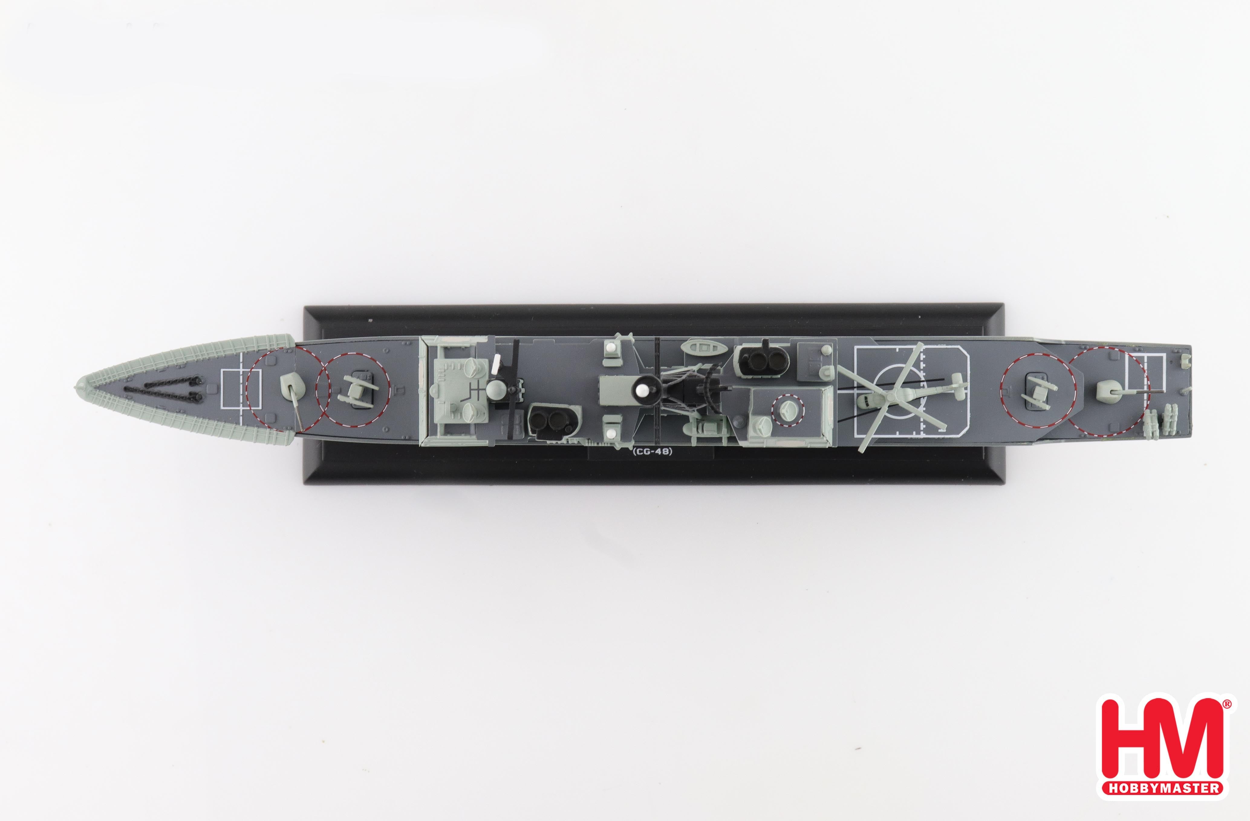 Top View Hobby Master USS Yorktown CG-48 1:700 Scale Diecast Ship Model