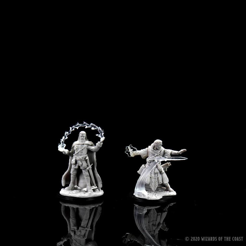 D&D Nolzur’s Marvelous Miniatures: Male Human Wizard Poses