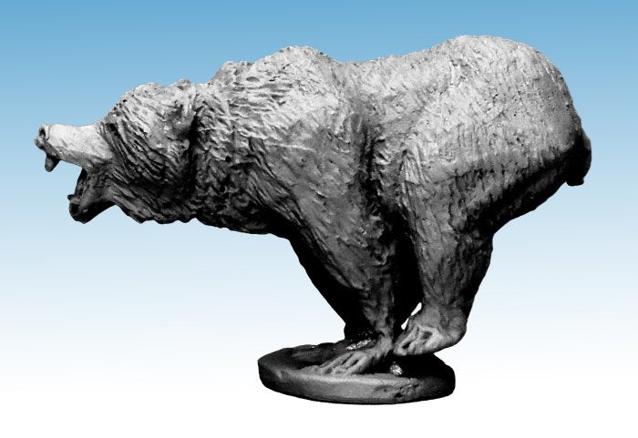Frostgrave Bear, 28 mm Scale Model Metal Figure