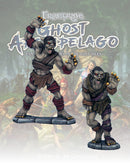 Frostgrave Ghost Archipelago Ghouls, 28 mm Scale Model Metal Figure