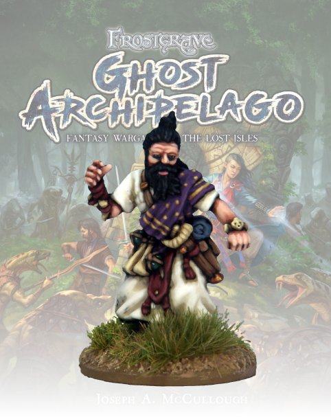 Frostgrave Ghost Archipelago Beast Warden, 28 mm Scale Model Metal Figure