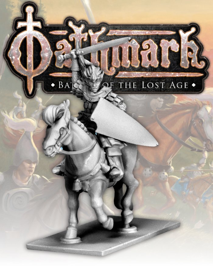 Oathmark Elf Mounted King 28 mm Scale Metal Figure