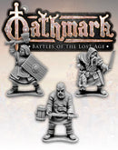 Oathmark Human Light Infantry Champions, 28 mm Scale Metal Figures