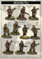 Second World War Soviet Army Infantry Squad, 28 mm Scale Model Metallic Figures